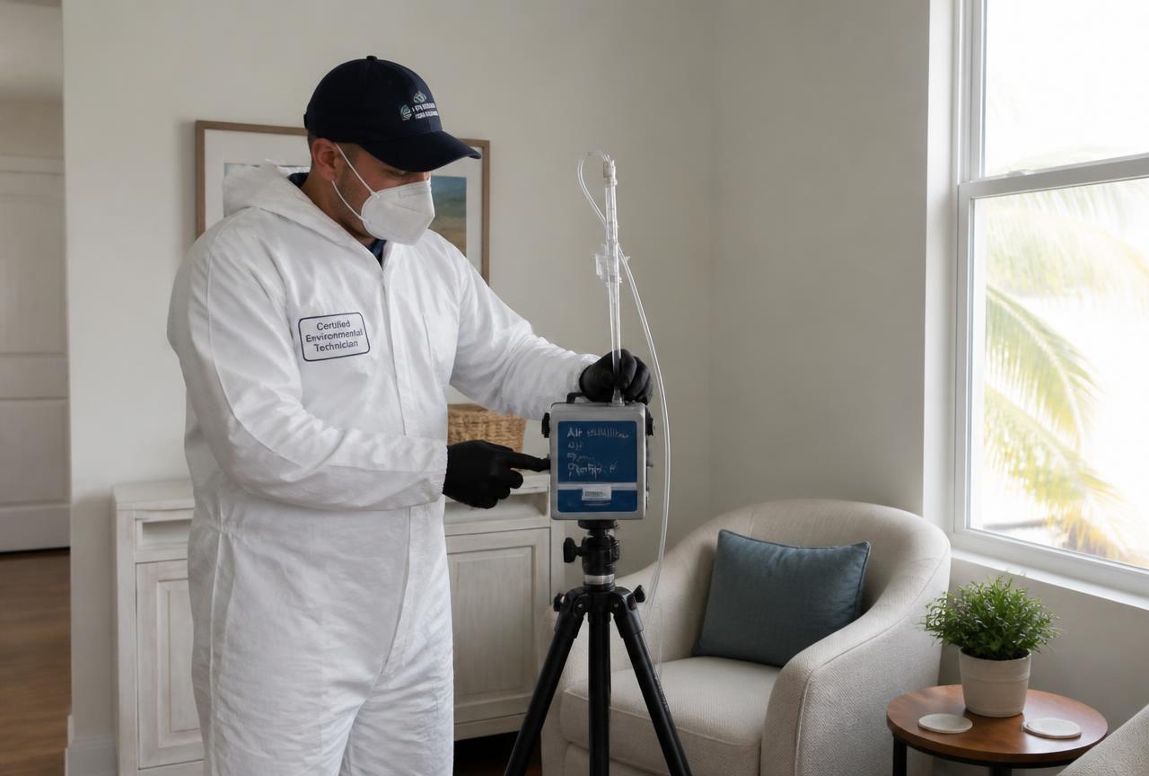Asbestos air testing in Spring, state